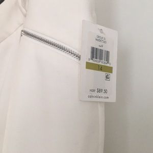 NWT cream color ankle length pants